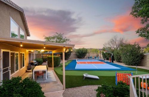 Upland Hills House | Glendale Getaway - Pool Court Theater Game Room