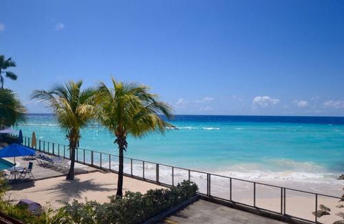 St. Lawrence Gap Condo | Sunset Beach - Ocean front with stunning sea views, WI-FI, AC.