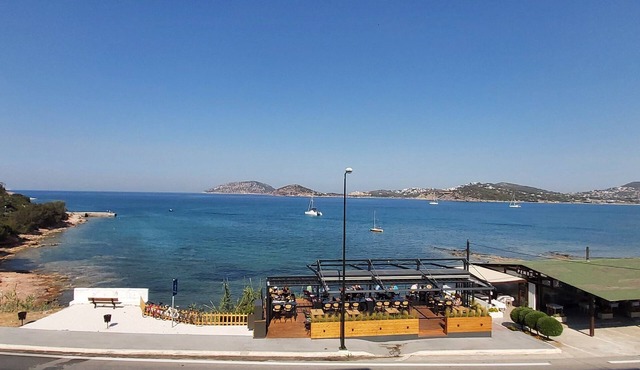 Amazing View from the balcony in Palaia Fokaia