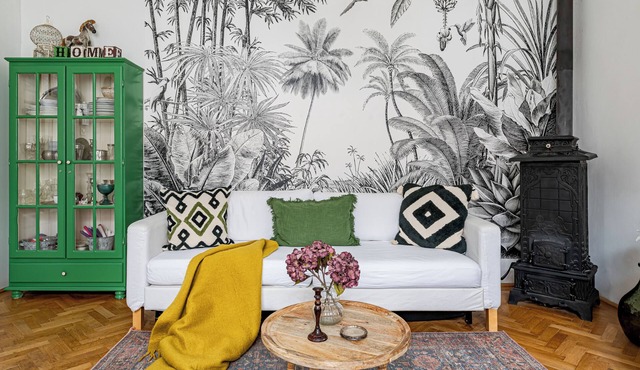 Beautiful, quiet, central flat with A/C,2-6 people, 76 m2 in Budapest
