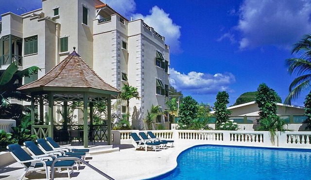 Contemporary three bedroom condo with a Caribbean flair