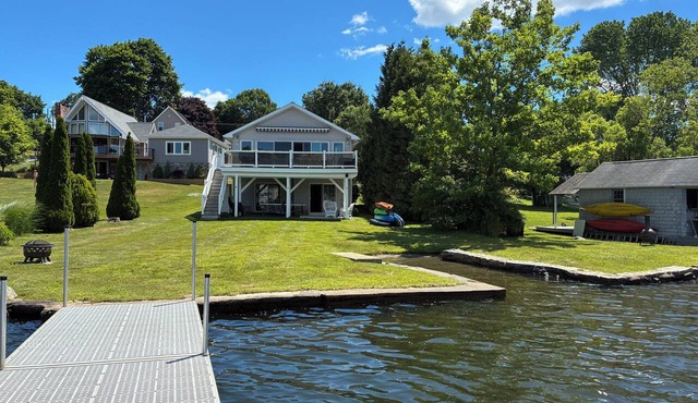 Family-Friendly Highland Lake Waterfront w/Private Dock & Shallow Walk-In — 5BR in Winchester