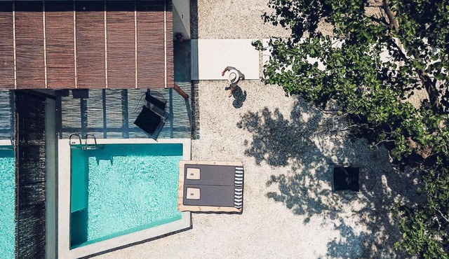 One and Only Beachfront Rooms in Perissa