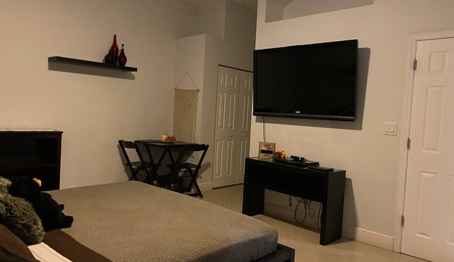 Spacious Studio with King Bed Private entrance in pleasant Pembroke Pines in Pembroke Pines
