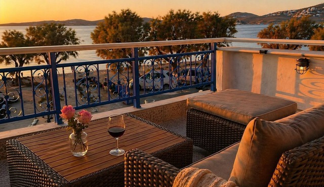 Stelios' Beachfront Retreat in Paroikia