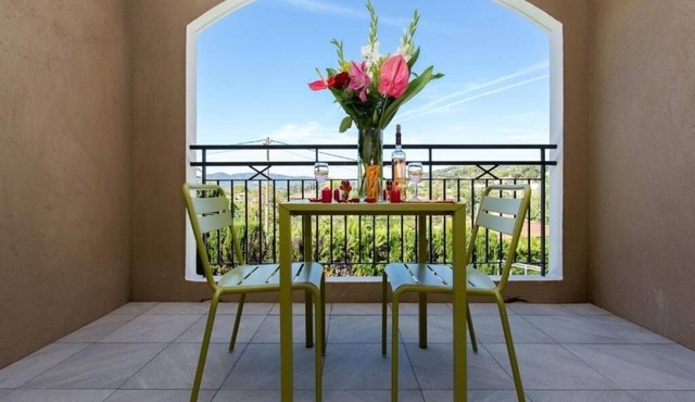 Studio Apartment with Sunny Patio | Near Historic Hilltop Village & Museums in Mougins