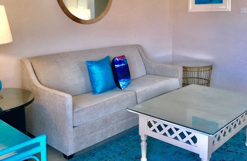 Oistins Apartment | Ocean facing spacious One Bedroom Apt two minutes walk to the beach