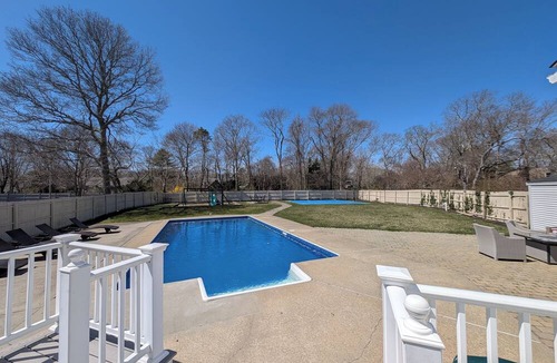 Hyannis House | Private resort style Hyannis property. HEATED Pool, Playground&Basketball court
